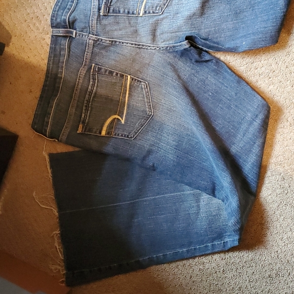 American Eagle Outfitters brand HIPSTER stretch jeans. Worn ONCE sz 14 - Picture 8 of 10